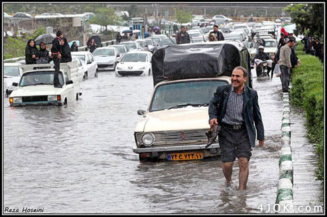 سیلاب در تهران